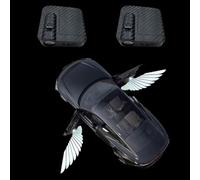 Lumières de porte de voiture Projecteur de logo Ailes d'ange Lampe de marque Accessoire automatique décoratif Effet de projection cool Décoration de véhicule Éclairage élégant Entrée de condui
