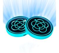 Lumières de porte-gobelet, sous-verres de voiture lumineux pour porte-gobelets | 2 pièces dessous de verre LED pour voiture, porte-gobelet lumineux USB - Sous-verres porte-gobelet lumineux antidérapan