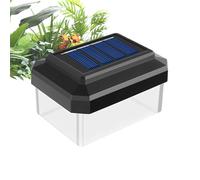 Lumières De Poteau De Clôture Solaires - Lampe De Décoration Moderne Et Imperméable,Lumières pour Clôture et Terrasse - Pour Jardin Terrasse Cour Allée Chemin Ponton Portail Garde-Corps Extérieur