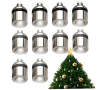 Lumières de poupée 10 pcs sans fil les lumières LED miniatures blanches impeccables pour une batterie de lampe à griffe de chat fonctionnant de minuscules lumières pour l'artisanat des lumières LED m