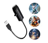 Lumières de projecteur de Noël - Écran de projection de flocon de neige rotatif à LED, spectacle de lumière à motifs colorés, lampe décorative rechargeable par USB, fonction d'éclairage festif pour co