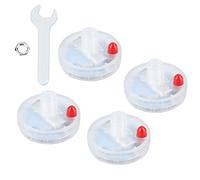 Lumières de roue de voiture, 4 pièces énergie solaire moto vélo roue de voiture pneu bouchon de Valve de pneu LED lampe de lumière flash stroboscopique