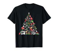 Lumières de Sapin de Noël à Coudre pour Femmes, Hommes, Enfants T-Shirt