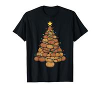 Lumières de Sapin de Noël en Forme de Pomme de Terre T-Shirt