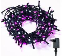 Lumières de sapin de Noël WISD 200 LED 13M rose/blanc