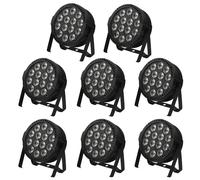 Lumières de scène à LED,DMX512, multicolore RGBW, prise européenne