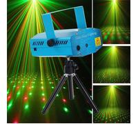 lumières de scène Mini Projecteur DJ Disco Lumières de la scène R & G Party Laser Lighting Montrer Branchez (bleu)