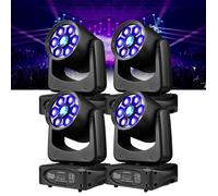 Lumières de Scène - UKING DJ Lyre Dyed bee eye LED 150W - 8 GOBO Stroboscope Effets d'éclairage - Pack de 4