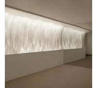 Lumières De Vagues De L’océan, Lampes Murales De Vagues D’Eau, Lampe D’atmosphère Dynamique 3D, Éclairage D’Ambiance Veilleuses, Appliques Murales à LED, L, Whitelight