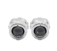 Lumières De Voiture Angel Eyes Lentille de projecteur BI Xenon de 2,5 pouces avec DRL LED Angel Yeet Swrouds Kit d'assemblage de voiture for H1 H4 H7 Xenon Modèle de voiture Livraison gratuite