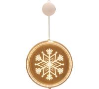 lumières décoratives 3D avec ventouse et télécommande pour fenêtres, chemins et chambres, modernes, flocons de neige de Noël