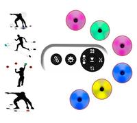 Lumières d'entraînement, Kit d'entraînement de vitesse réponse agile, agilité et temps, télécommande multimode(6 Lights)