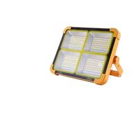 Lumières D'inondation Solaires Es Lumineuses Superbes De Stands Extérieurs Éclaira D'entrepôt Vie Batterie Recharable Portatives Couloir, cour arrière(200W)