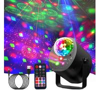 Lumières Disco 3 En 1,Lumières Boule Disco 32 Motifs + Lumière Rose,Lumière Dj Activée Par Le Son Avec Télécommande Pour Fêtes Dj Bar Club Festival Show