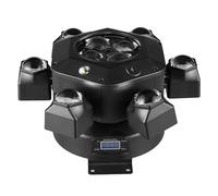 Lumières disco Projecteur À Tête Mobile À 6 LED, Éclairage D'effet De Scène Avec Laser For DJ Disco Fête De Mariage Concert DMX, Luminaire À Faisceau Sonore Pour DJ Club Brithday KTV Festival Accueil(
