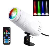 Lumières Disco Spot Boule Disco, Lumière Led Spot Boule Disco, Spot blanc Led Pinspot RGB Effet Spotlight pour DJ Disco Dance Hall Party