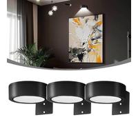 Lumières du cadre d'image, lumières d'image LED pour l'art mural | Éclairage à batterie automatique avec télécommande 3 pièces,Éclairage sans fil pour la peinture Affiches d'œuvres d'art photo