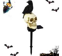 Lumières fantômes, résine solaire imperméable pour Halloween, éclairage décoratif pour jardin, extérieur, intérieur, patio, terrasse, maison