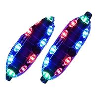 Lumières Indicateur Clignotant Lumière d'alimentation pour Motos Indicateur LED Lumière Stroboscopique Lampe De Course Universelle Moto LED Indicateurs De Signal