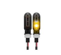 Lumières Indicateur Clignotant Moto 3LED Lumière Fluide Dynamique Mini Moto Clignotant LED Lampe De Signalisation Moto 12V 10mm Lampe De Frein Clignotant