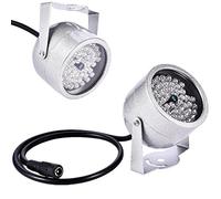 Lumières infrarouges pour caméra extérieure, DC 12 V 1 A, caméra de vidéosurveillance IR de vision nocturne 48 LED de remplacement pour système électronique de police instantanée, jonctions de trafic