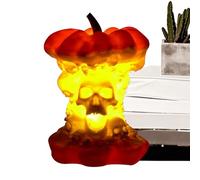 Lumières - Lampe de crâne décorative, décoration d'éclairage sculpture spectrale, pour intérieur extérieur, jardin, table