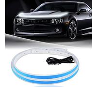 Lumières LED de Capot de Voiture - Bande Dynamique Blanche 1.8 m pour Décoration 12V