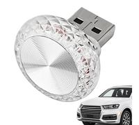 Lumières LED De Voiture Intérieur - 1 Pièce Mini Lumière Ambientale, Lampe De Nuit Colorée, Décoration Ambiance De Voiture Pour Lampe De Maison Intérieure | Éclairage Led Portable Usb Pour La Console