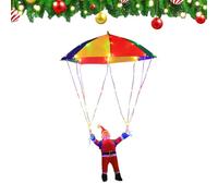 Lumières LED Du Père Noël - String De Fée En Parachute, Éclairage Ambiant Résistant Aux Intempéries | Effets Scintillants Radiants, Décoration De Vacances En Plein Air, Vibrante Arrière-cour De La