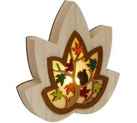 Lumières LED en forme de feuille d'érable, Lumières en bois d'automne, Décoration DIY coloriage d'Halloween OBJET DECORATIF