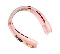 Lumières LED et ventilateur de cou portable sans lame à 5 vitesses avec