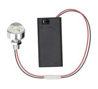 Lumières LED Miniatures, Kit d'éclairage pour Maison de poupée, Support de Batterie avec Fil Flexible lumière LED, Batterie Non Incluse