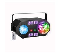 Lumières LED Par pour DJ Lumières Sta 5 en 1 avec lumière RGBW Waterwave, télécommande et contrôle DMX, éclaira DJ for fêtes disco, Club, maria, Halloween Lumière de scène | pour la scène de Noël du c