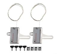 Lumières LED Rayons Vélo 2 Pack Étanches IP65 | IP65 étanche, 20 LEDs ultra brillantes, visibilité nuit, idéal pluie et neige, sécurité accrue(colorful)