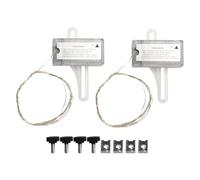 Lumières LED Rayons Vélo 2 Pack Étanches IP65 | IP65 étanche, 20 LEDs ultra brillantes, visibilité nuit, idéal pluie et neige, sécurité accrue(blue)