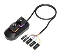 Lumières LED RVB pour ordinateur de bureau, commutateur, carte mère