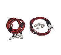 Lumières LED - YUNIQUE FRANCE - 6 Pièces - Blanc, Rouge, Bleu - Longueur 72 cm - Tension 3-7V