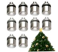 Lumières Miniatures pour Dollhouse, Dollhouse Lights 10pcs LED Miniature Blanche Chaude sans Fil pour la Lampe à Griffe de Chat fonctionnant Minuscule pour l'artisanat, Mini, Blanc