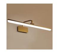 Lumières Miroir Pour Dressing Tablen Miroir Lampe Style Américain Or Créatif Fer Art Acrylique Miroir Lampe Avant Simple Moderne/68Cm