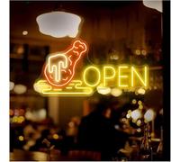 Lumières néon Pour lampe néon Restaurant ouvert pour enseigne Luminosité réglable Lumière LED pour alimenté(B)