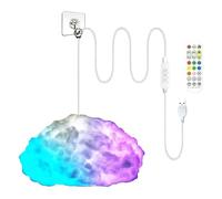 Lumières nuages pour chambre à coucher | Lampe DIY avec télécommande | Lumières nuages LED avec télécommande et changement de couleur - pour chambre d'enfant, salon, résidence universitaire