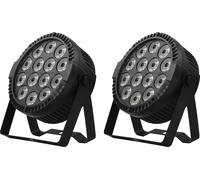 Lumières Par, 14 LED RGBW,vocale, taille mini, 2STK, prise EU