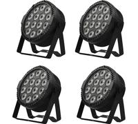 Lumières Par, 14 LED RGBW,vocale, taille mini, 4PCS, prise EU