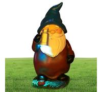 Lumières Solaires De GNOME pour Le Jardin Extérieur | Figurines Extérieures,Drôles Statues Étanches avec Éclairage et Figurines Décoratives pour Porche, Halloween, Automne, Printemps, Patio et Jardin