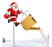 Lumières Solaires De Noël en Forme De Bouilloire - Arrosoir Père Noël Imperméable | Lumières Arrosoir Solaires De | pour Jardin Pelouse Paysage Allée Entrée Fête Femmes Maman Grand-mère