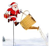 Lumières Solaires De Noël en Forme De Bouilloire - Lanterne Arrosoir Père Noël | Lumières Arrosoir Solaires De,pour Jardin Pelouse Paysage Allée Entrée Fête Femmes Maman Grand-mère