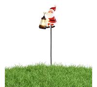 Lumières Solaires De Noël - Lampe Décorative À Piquet | Lumières D'Allée De Noël Thème Père pour Extérieur,pour Jardin, Cour, Maison, Patio, Pelouse, Arrière-Cour, Allée, Chemin, Clôture