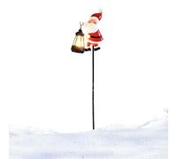 Lumières solaires de Noël - Lampe sur Piquet LED, éclairage de Vacances sur Le thème du Père Noël, décoration extérieure économe en énergie, éclairage de Chemin étanche, Affichage Festif dans Le