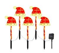 Lumières solaires de Noël, lampes solaires de piquet, lumière de Noël pour patio, lumière de Noël avec allumage et arrêt automatique pour éclairer votre cour, passerelle ou arrière-cour