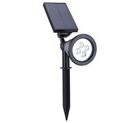 Lumières Solaires Extérieures, Lampe à Gazon à énergie Solaire à LED, Contrôle Intelligent de La Lumière Spots Solaires Lumineux Brancher Lampe de Jardin Murale pour Les Garages de Jardin